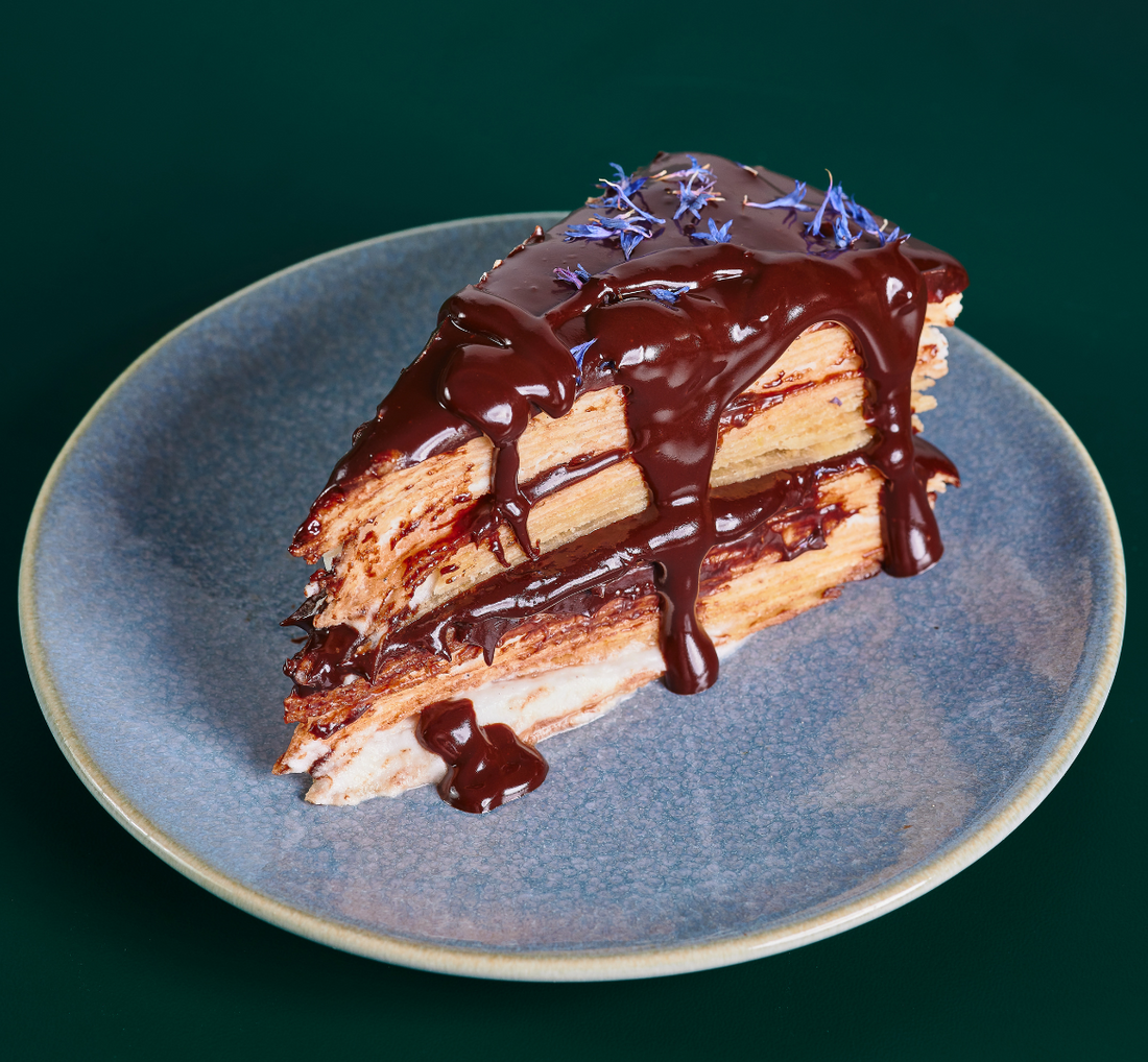 עוגת קרפים מימה קפה ומסקרפונה